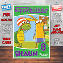 Harry & Toto 1 Style Theme Personalised Kidshows Birthday Card (SA)