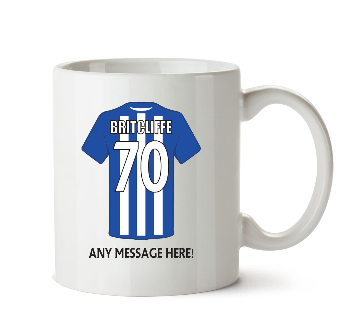 Hartlepool United INSPIRED Football Team Mug Personalised Mug – printed mug product image 1