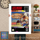 Harvest Moon Super Nintendo GAME INSPIRED THEME Retro Gaming Poster A4 A3 A2 Or A1