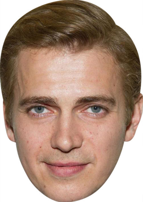 Hayden Christianson Celebrity Face Mask Fancy Dress Cardboard Costume Mask