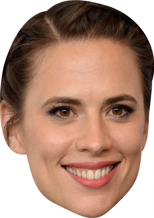 Hayley Atwell MH -3- 2017 Celebrity Face Mask Fancy Dress Cardboard Costume Mask