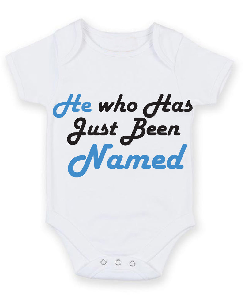 He Who Has Just Been Named 2 Baby Grow Bodysuit