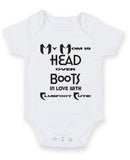 Head Over Boots In Love With A Clubfoot Cutie Baby Grow Bodysuit