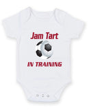Hearts in Training Football Fan Baby Grow Bodysuit