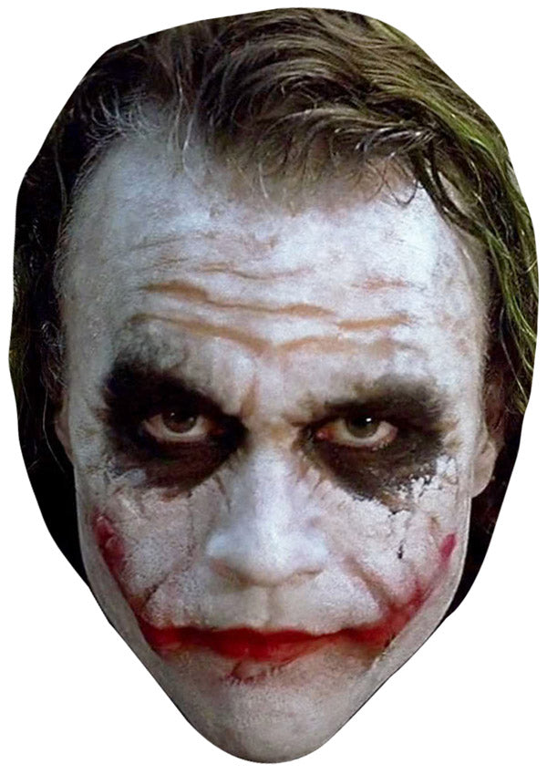 Heath Ledger Joker JB Actor Movie Tv Celebrity Party Face Mask