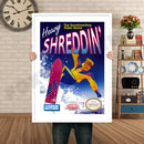 Heavy Shredding Retro GAME INSPIRED THEME Nintendo NES Gaming A4 A3 A2 Or A1 Poster Art 283