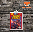 Hatris Retro NES Game Cover Art Gaming Keyring