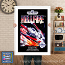 Hellfire - Sega Megadrive Inspired Retro Gaming Poster A4 A3 A2 Or A1