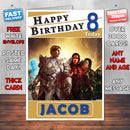 Personalised Heroes 6 Inspired Style Game Kids Inspired Birthday Card (SA)
