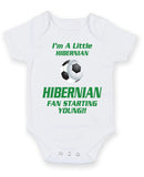 Hibernian Fan Starting Football Fan Baby Grow Bodysuit