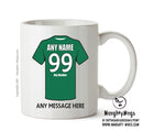 Hibernian Football Team Mug Personalised Birthday Age And Name