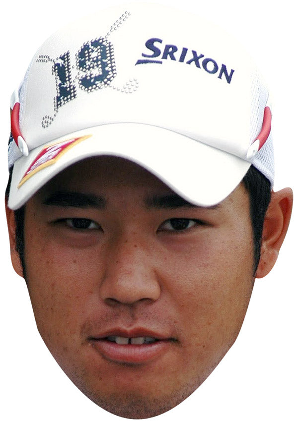 HIDEKI MATSUYAMA JB - Golf Fancy Dress Cardboard Celebrity Party Face Mask