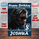 Hideo Kuze Michael Pitt Ghost In The Shell Theme Style Personalised Kids Inspired Movie Birthday Card (SA)
