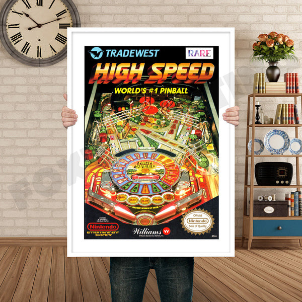 High Speed Retro Game Inspired Theme Nintendo NES Gaming