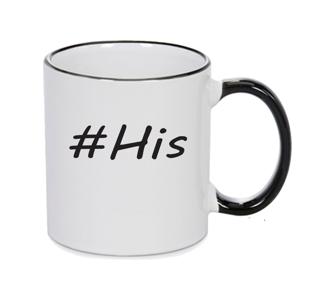 Personalised Your CUSTOM Name His Printed Mug – printed mug product image 1