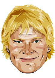 Matthew Hoggard Cartoon CRICKET Celebrity Face Mask Fancy Dress Cardboard Costume Mask