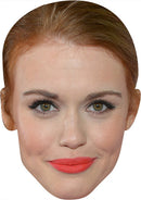 Holland Roden MH -2- 2017 Celebrity Face Mask Fancy Dress Cardboard Costume Mask