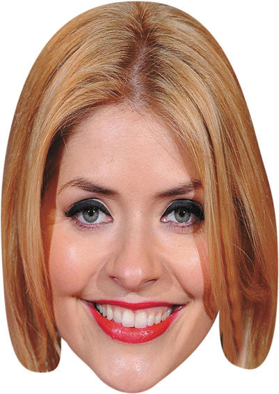 Holly Willoughby Face Mask – Fancy Dress Cardboard Costume Mask