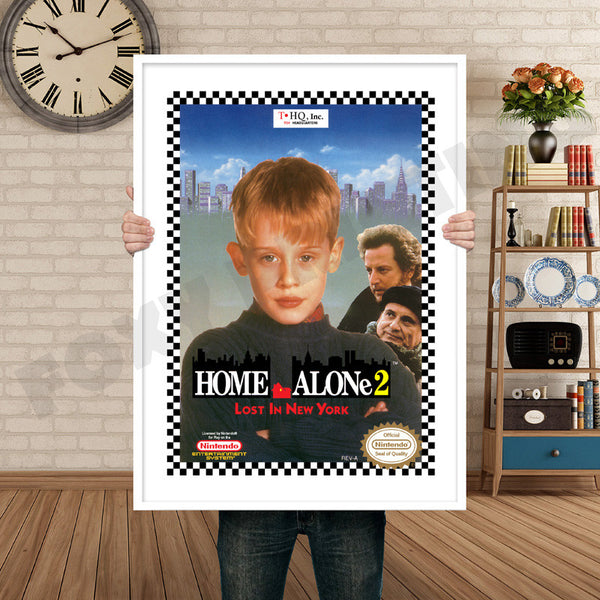 Home Alone2 Retro Game Inspired Theme Nintendo NES Gaming