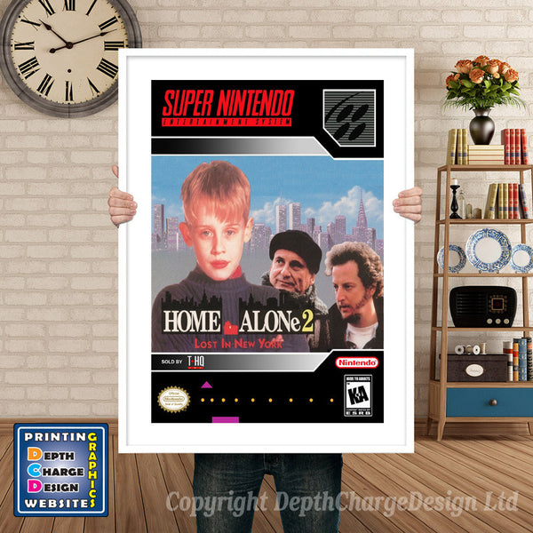 Home Alone 2 Lost in New York Super Nintendo Game Inspired Theme Retro Gaming