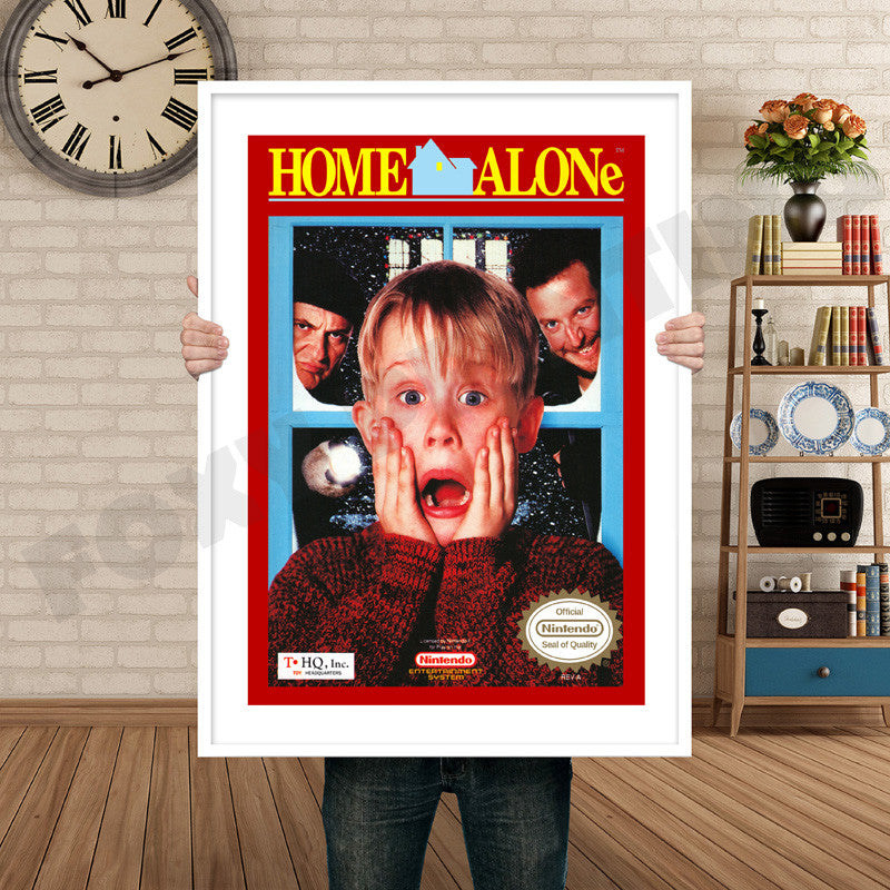 Home Alone Retro GAME INSPIRED THEME Nintendo NES Gaming A4 A3 A2 Or A1 Poster Art 287 – Home Alone Retro Game Inspired Theme Nintendo NES Gaming