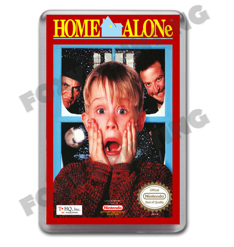 Home Alone Retro Nintendo NES Game Inspired Fridge Magnet 287
