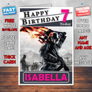 Personalised Homefront Inspired Style Game Kids Inspired Birthday Card (SA)