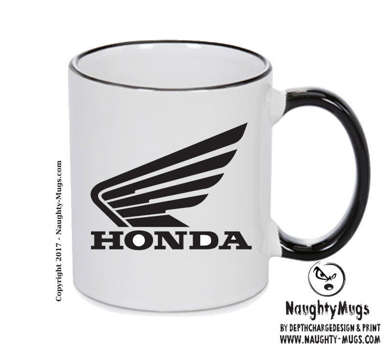 Honda wings black Personalised Printed Mug