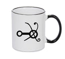 Honey Black Handle Alchemy Mug GOTHIC GOTH HORROR STARS HORROSCOPE BLACK MAGIC MUG