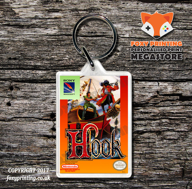 Home Alone2 Retro NES Game Cover Art Gaming Keyring