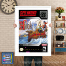 Hook Super Nintendo GAME INSPIRED THEME Retro Gaming Poster A4 A3 A2 Or A1