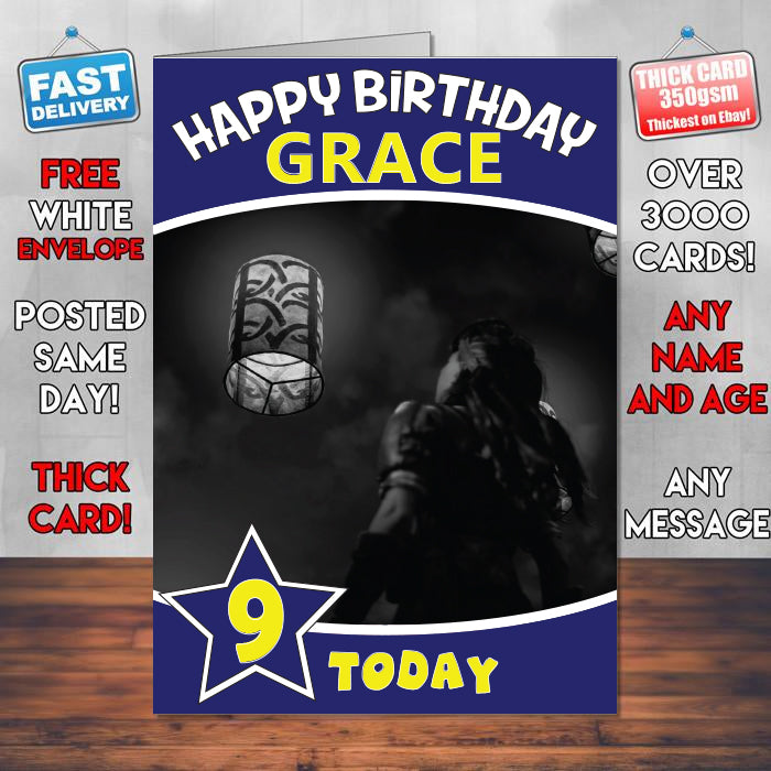 Horizon Zero Dawn Hd Inspired Style Game Kids Inspired Birthday Card (SA)