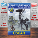 Personalised Horizon Zero Dawn Birmingham Inspired Style Game Kids Inspired Birthday Card (SA)