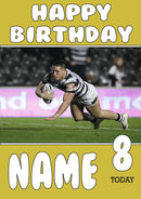 Personalised Hull FC Fan TEAM THEME INSPIRED Kids Adult Birthday Card 2