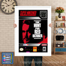 Hunt For Red October Super Nintendo GAME INSPIRED THEME Retro Gaming Poster A4 A3 A2 Or A1