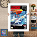 Hyperzone Super Nintendo GAME INSPIRED THEME Retro Gaming Poster A4 A3 A2 Or A1