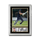 IAN BELL Limited Edition Cricketer Signed Print - Cricket Player