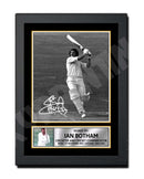 IAN BOTHAM Limited Edition Cricketer Signed Print - Cricket Player