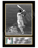 IAN BOTHAM Limited Edition Cricketer Signed Print - Cricket Player
