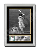 IAN BOTHAM Limited Edition Cricketer Signed Print - Cricket Player