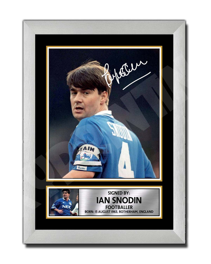 IAN SNODIN 2 Limited Edition Football Player Signed Print - Football