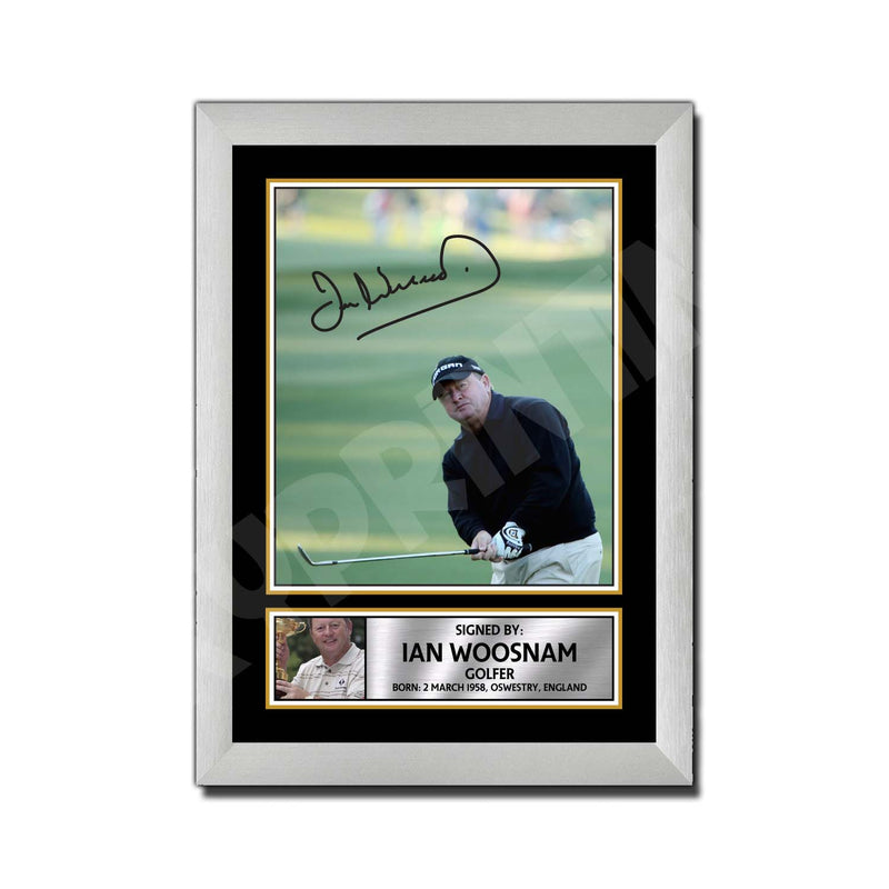 IAN WOOSNAM Limited Edition Golfer Signed Print - Golf