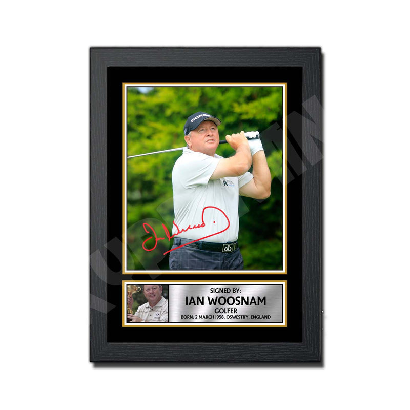 IAN WOOSNAM 2 Limited Edition Golfer Signed Print - Golf