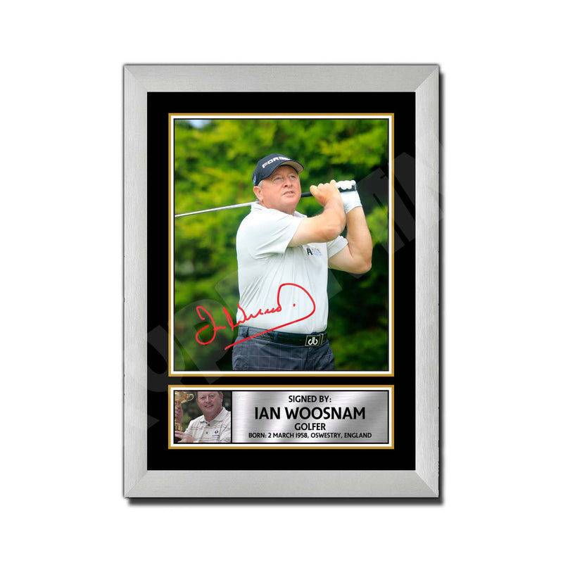 IAN WOOSNAM 2 Limited Edition Golfer Signed Print - Golf
