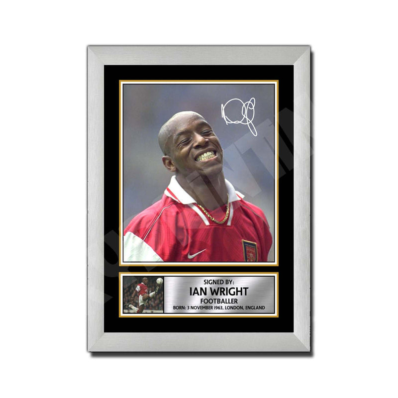 IAN WRIGHT Limited Edition Football Player Signed Print - Football