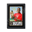 IAN WRIGHT 2 Limited Edition Football Player Signed Print - Football