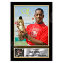 IAN WRIGHT 2 Limited Edition Football Player Signed Print - Football