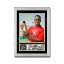IAN WRIGHT 2 Limited Edition Football Player Signed Print - Football