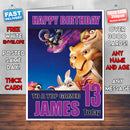 ICE AGE COLLISION COURSE 2 BM2 THEME INSPIRED Style PERSONALISED Kids Adult FUNNY Birthday Card