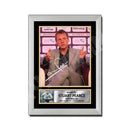 ICONIC STUART PEARCE 2 Limited Edition Football Player Signed Print - Football